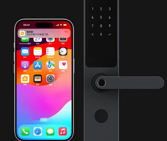 贵溪iPhone维修站分享在iPhone上使用家庭钥匙开启智能门锁 