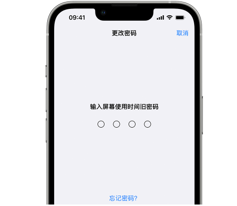 贵溪iPhone屏幕维修分享iPhone屏幕使用时间密码忘记了怎么办 