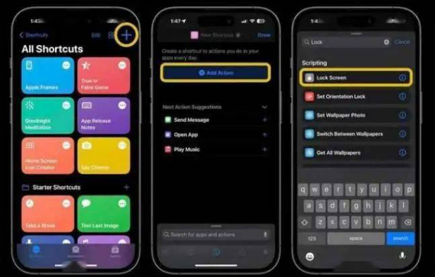 贵溪苹果14锁屏维修店分享iPhone14升级iOS16.4后如何创建锁屏快捷方式 