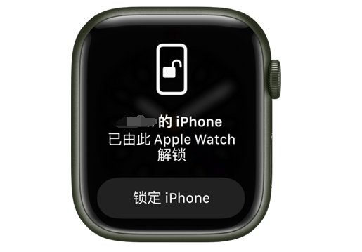 贵溪苹果手机维修分享用 AppleWatch 解锁配备面容 ID 的 iPhone方法 