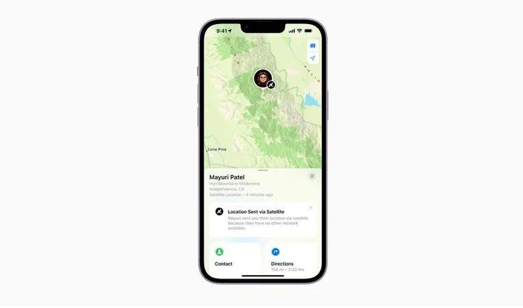 贵溪苹果14维修分享iPhone14系列中 FindMy功能通过卫星分享位置方法教程 